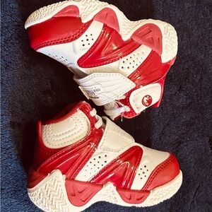 Stylish Red and White Kids Sneakers